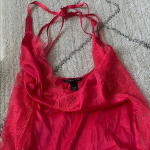 Victoria's Secret Vibrant Pink Lace Top
